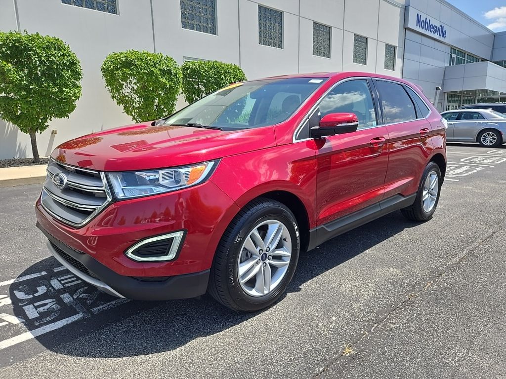 Used 2018 Ford Edge SEL with VIN 2FMPK3J86JBB89893 for sale in Noblesville, IN