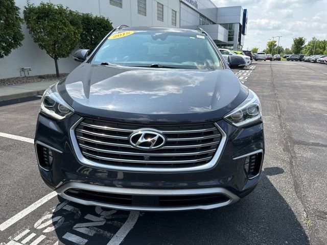 Used 2018 Hyundai Santa Fe SE Ultimate with VIN KM8SRDHF5JU270023 for sale in Noblesville, IN