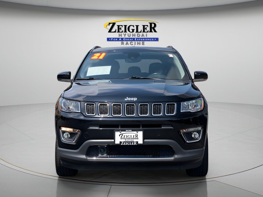 Used 2021 Jeep Compass Limited with VIN 3C4NJDCB5MT510702 for sale in Mount Pleasant, WI