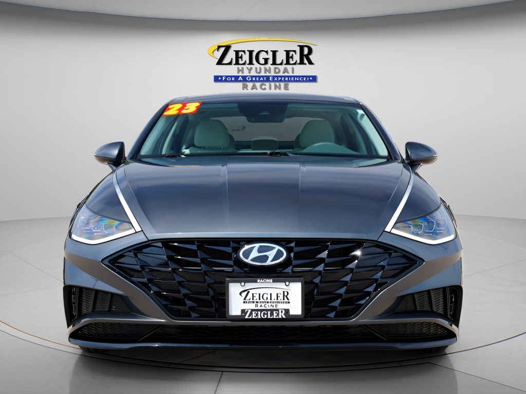 Used 2023 Hyundai Sonata SEL with VIN KMHL14JA5PA328166 for sale in Mount Pleasant, WI