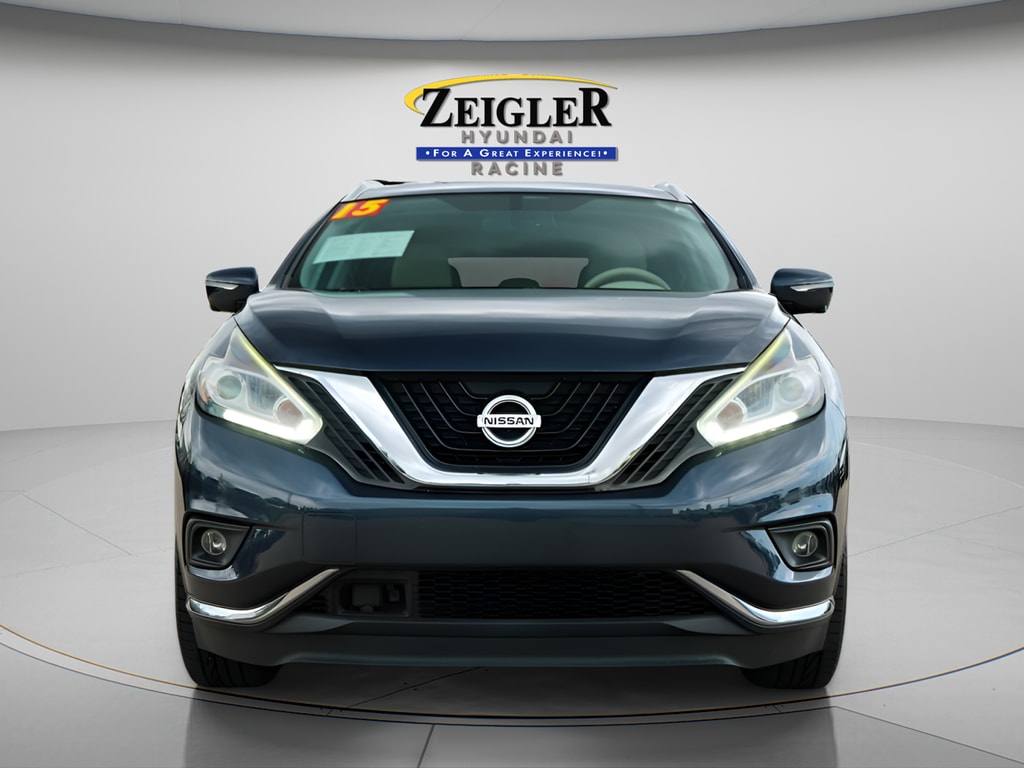 Used 2015 Nissan Murano Platinum with VIN 5N1AZ2MG0FN224356 for sale in Mount Pleasant, WI