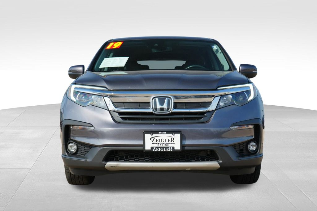 Used 2019 Honda Pilot EX-L with VIN 5FNYF6H58KB052291 for sale in Mount Pleasant, WI