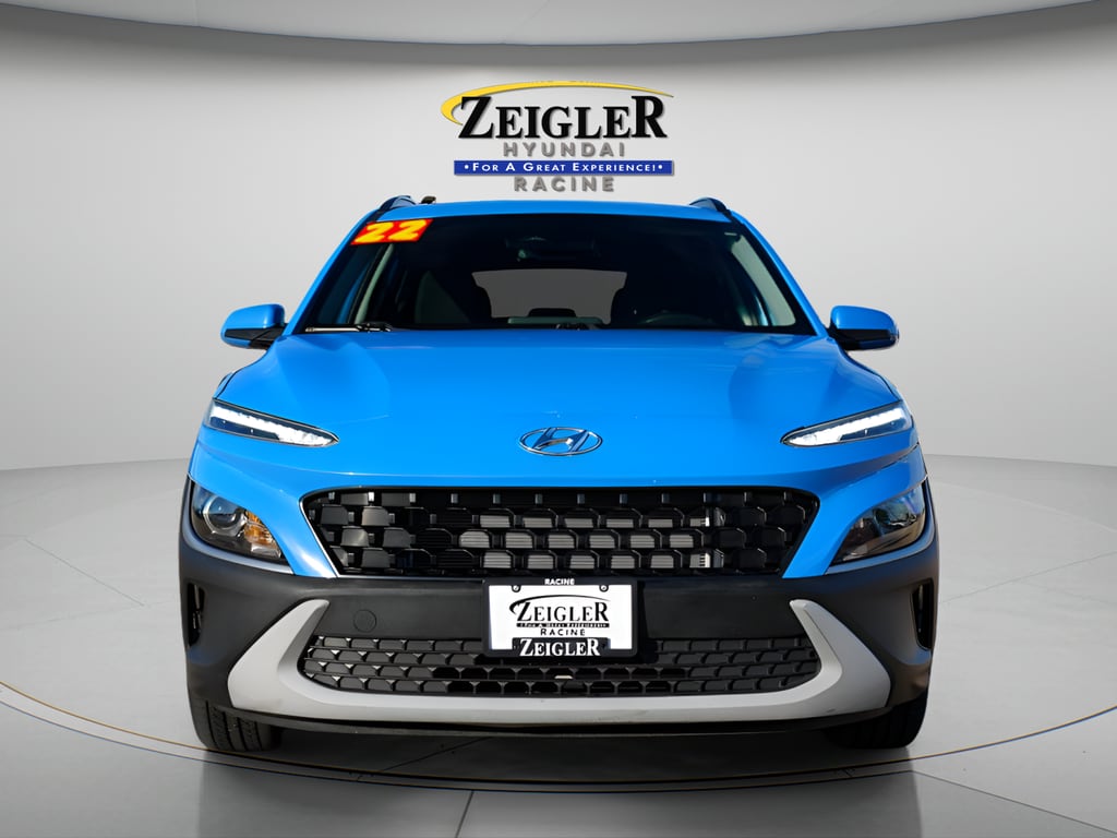 Used 2022 Hyundai Kona SEL with VIN KM8K3CAB7NU841262 for sale in Mount Pleasant, WI