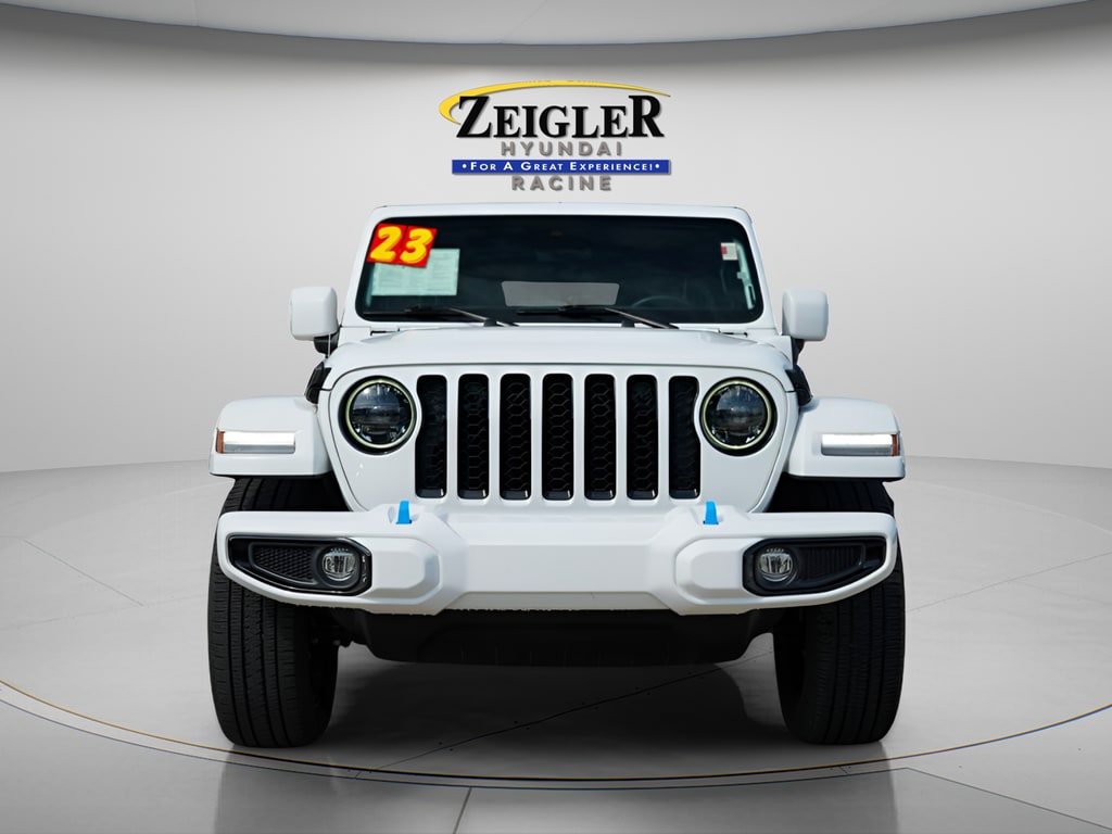 Used 2023 Jeep Wrangler 4xe High Altitude 4XE with VIN 1C4JJXP60PW506259 for sale in Mount Pleasant, WI