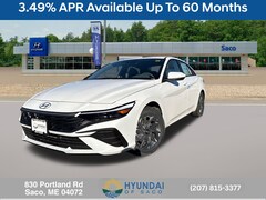 2026 Hyundai Elantra Hybrid Blue Sedan