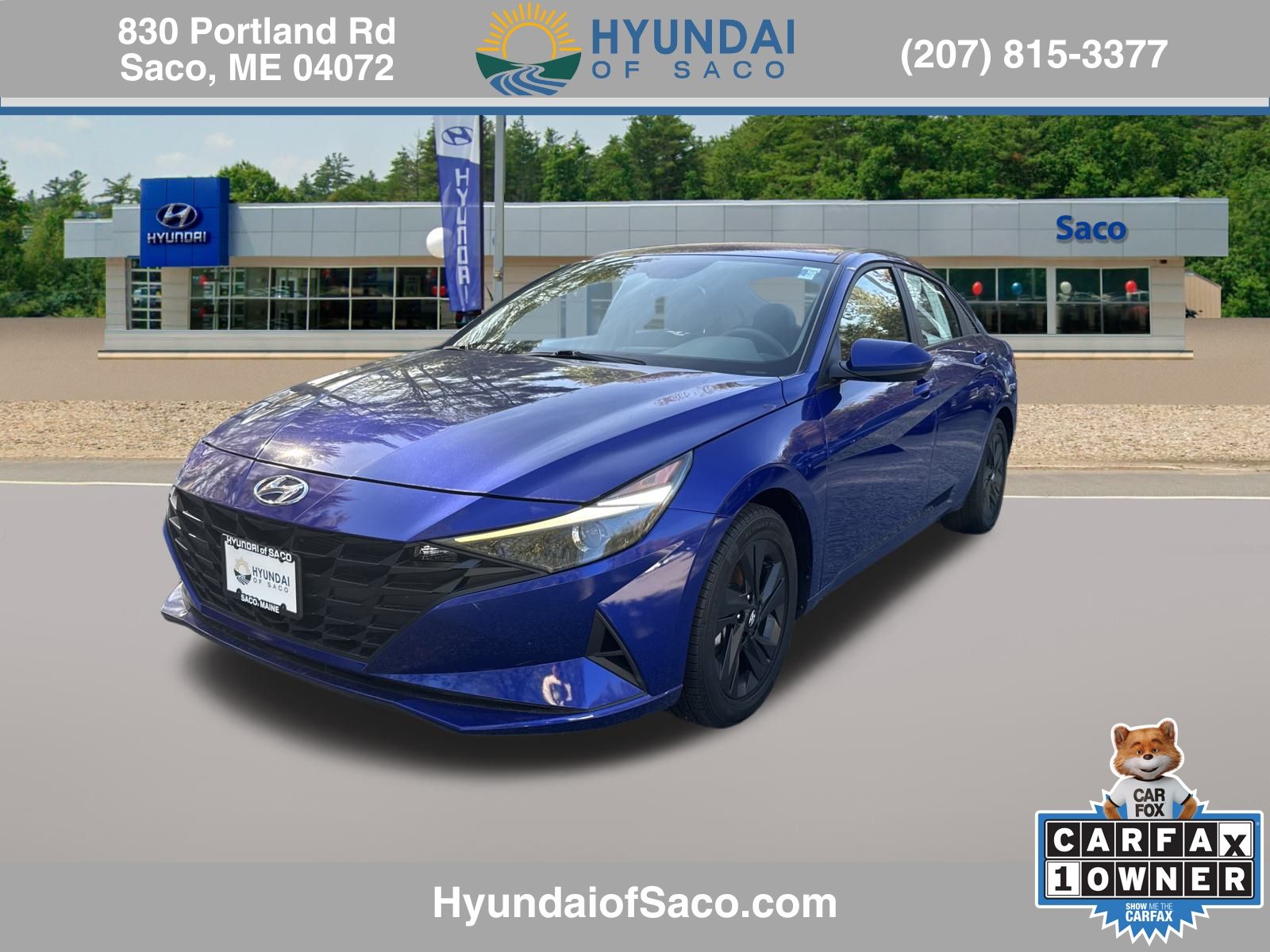 2022 Hyundai Elantra Blue