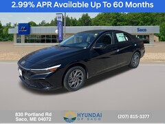 2026 Hyundai Elantra Hybrid Blue Sedan