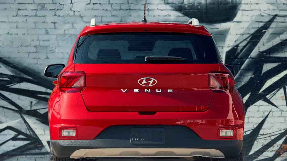 2024 Hyundai Venue parked rear view