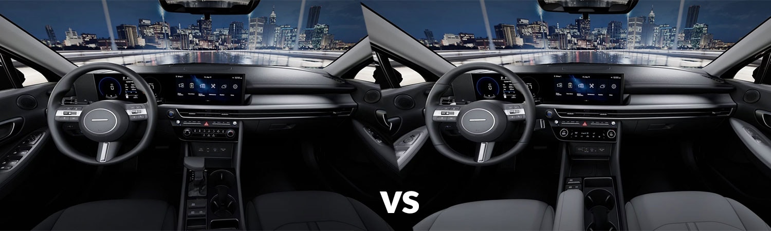 2026 Hyundai Sonata SE vs. SEL interior