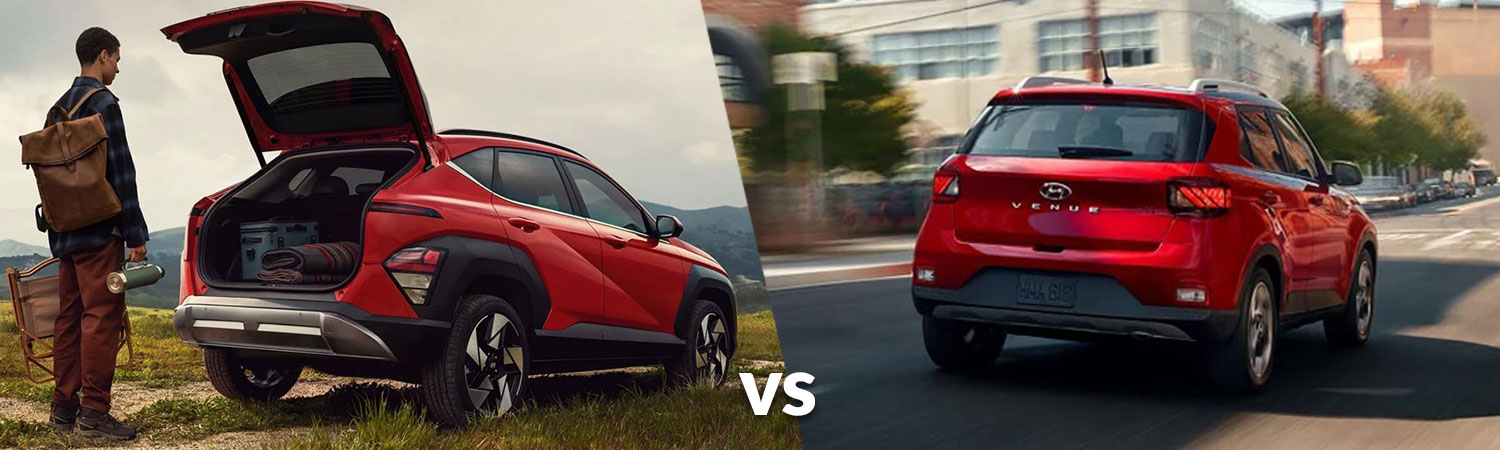 2026 Hyundai Kona vs. 2026 Hyundai Venue back