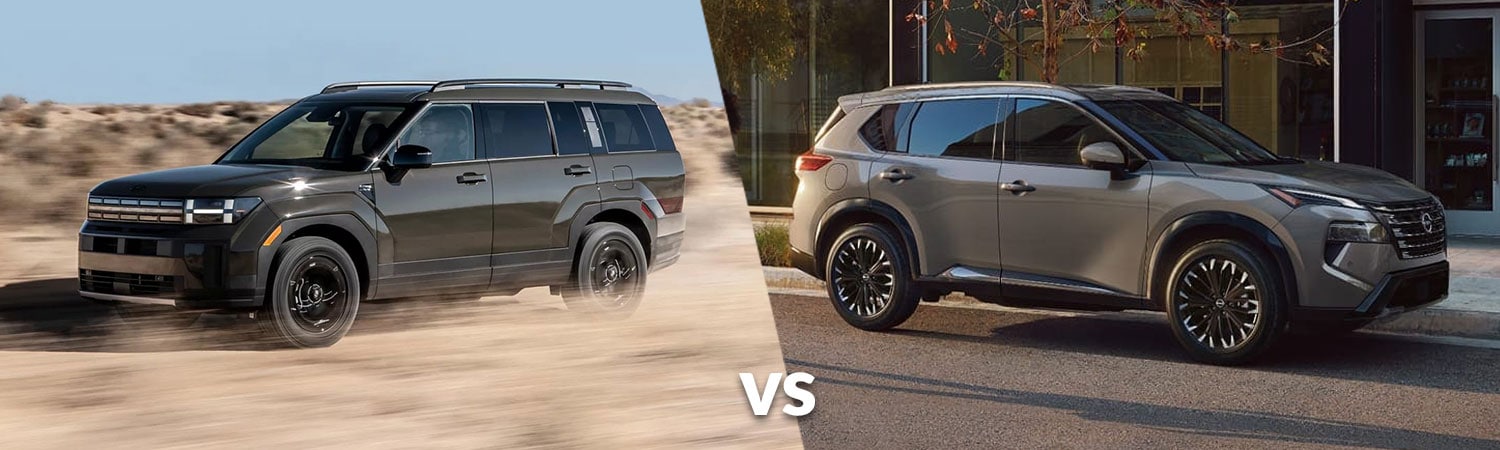 2026 Hyundai Santa Fe vs. Nissan Rogue Comparison