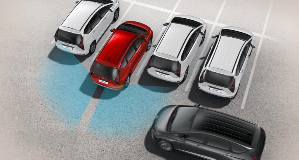 Hyundai Rear Cross-Traffic Collision-Avoidance Assist