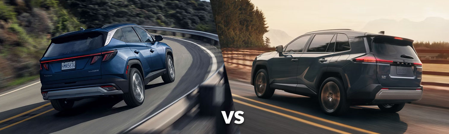 2026 Hyundai Tucson vs. 2026 Toyota RAV4 back