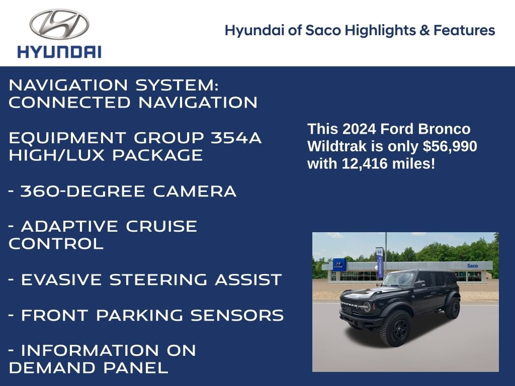 Used 2024 Ford Bronco Wildtrak SUV