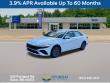 New 2026 Hyundai Elantra Hybrid Blue Sedan