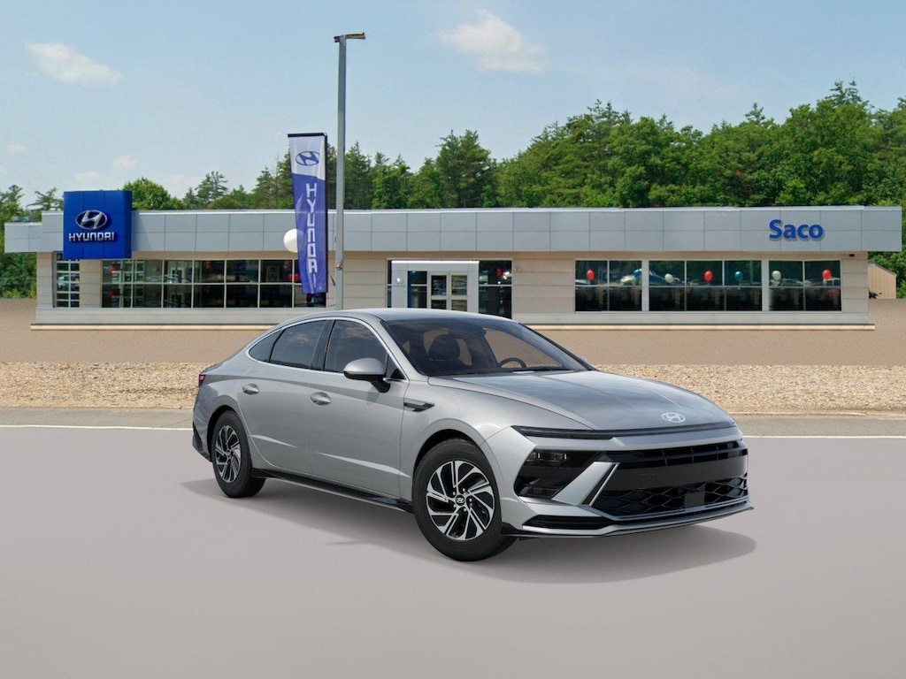 New 2026 Hyundai Sonata Hybrid Blue Sedan