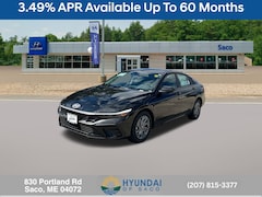 2026 Hyundai Elantra Hybrid Blue Sedan