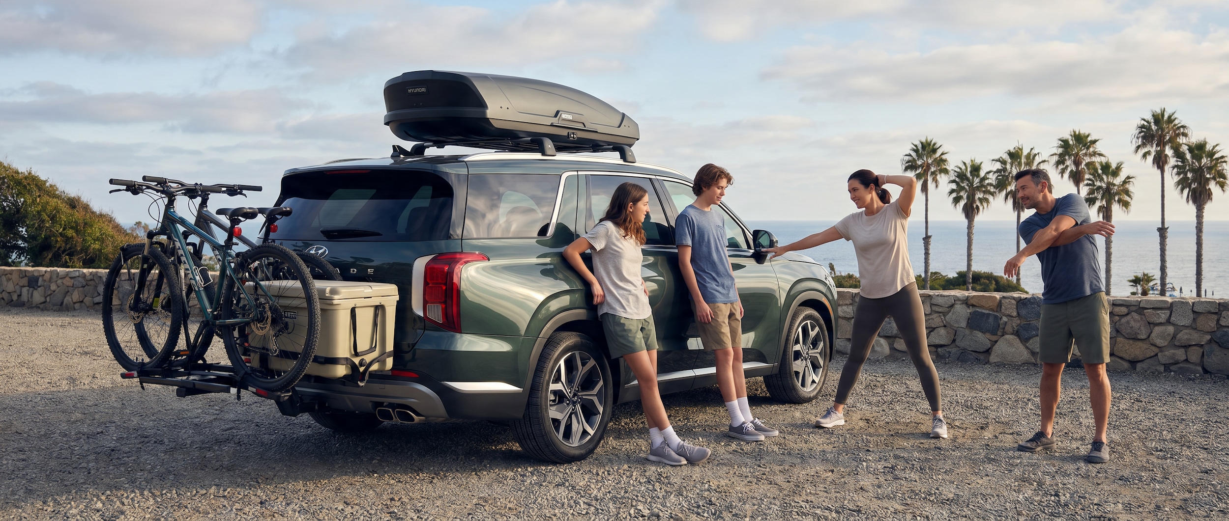 Hyundai Palisade road trip comfort features Nashville TN to Florida