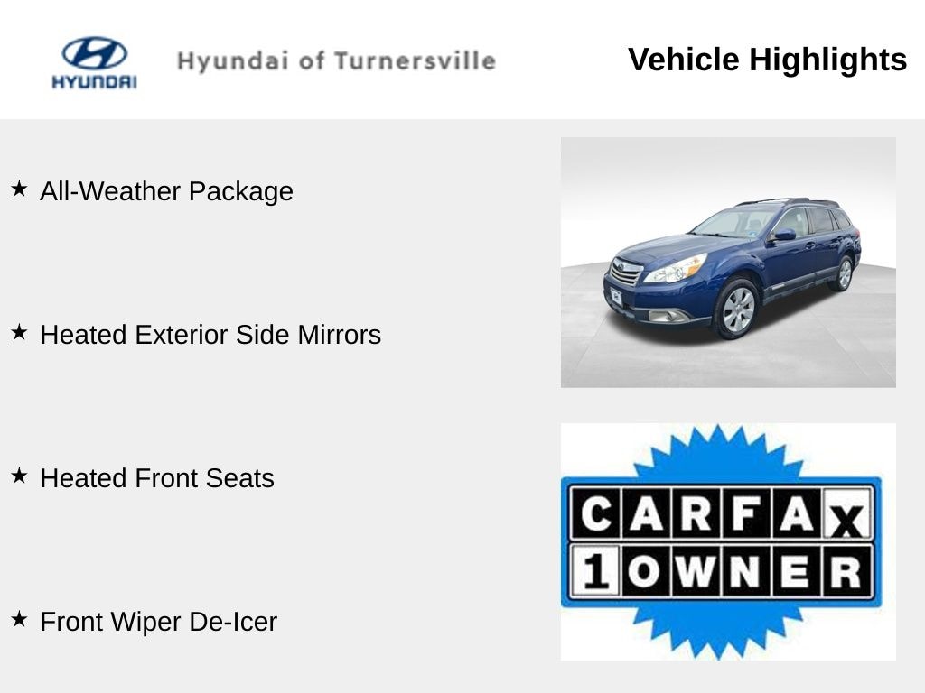 Used 2010 Subaru Outback 2.5i Premium SUV