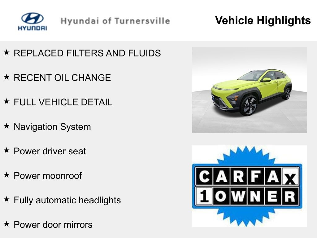 Certified 2024 Hyundai Kona Limited SUV