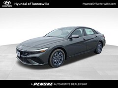 2026 Hyundai Elantra Hybrid Blue Sedan