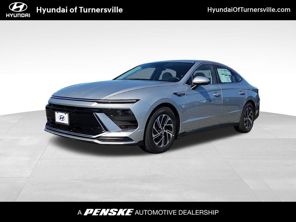 New 2026 Hyundai Sonata Hybrid Blue Sedan