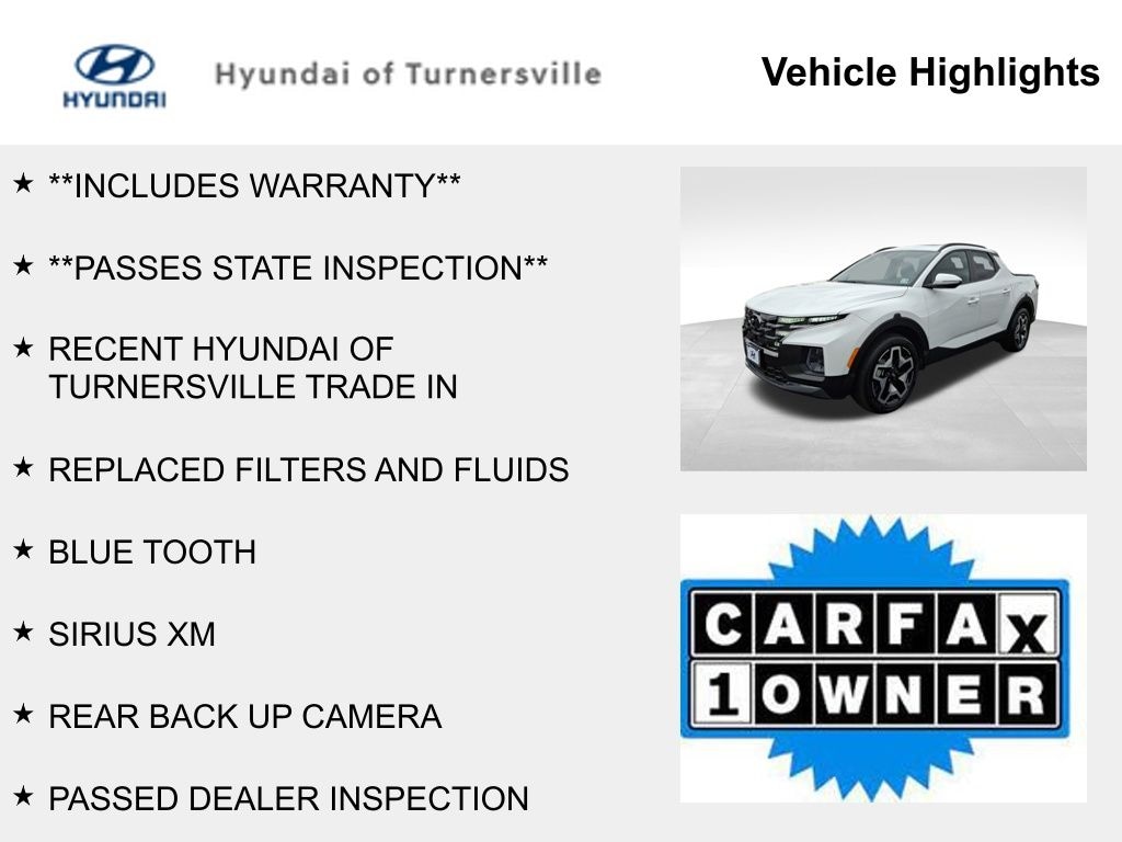 Certified 2024 Hyundai Santa Cruz 2.5T Limited Truck Crew Cab