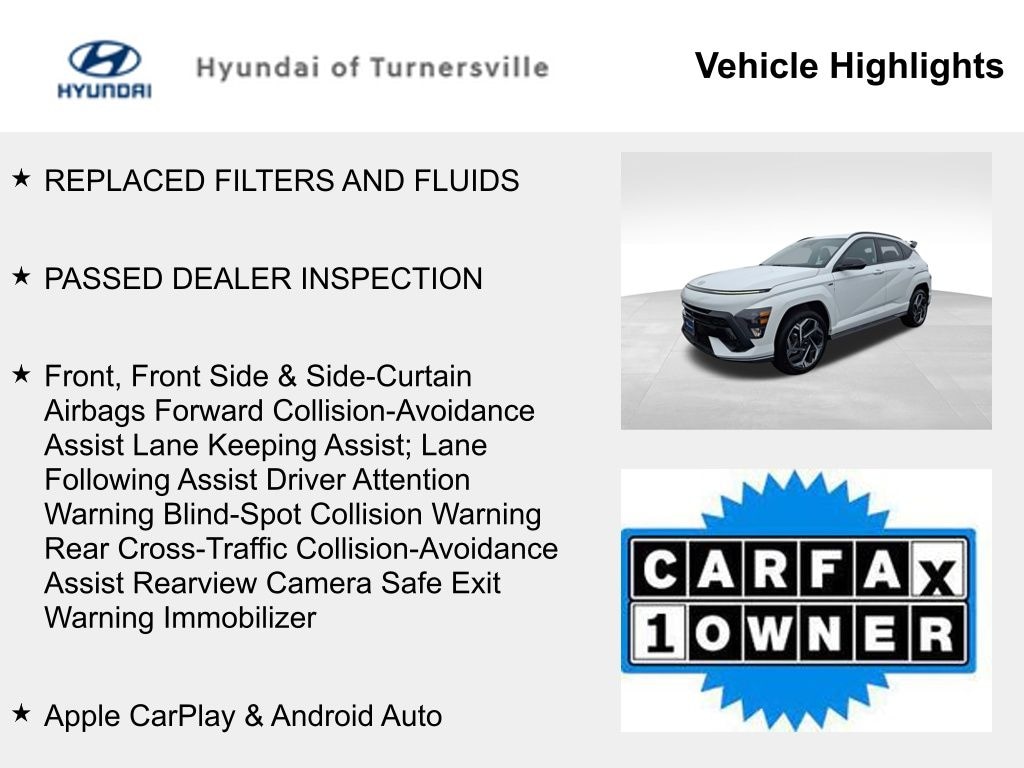 Certified 2025 Hyundai Kona N Line S SUV