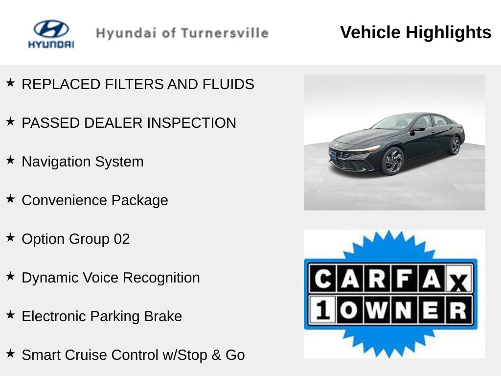Certified 2024 Hyundai Elantra SEL Sedan