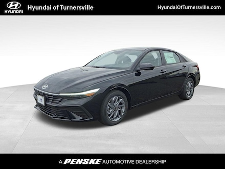 2026 Hyundai Elantra Hybrid Blue Sedan