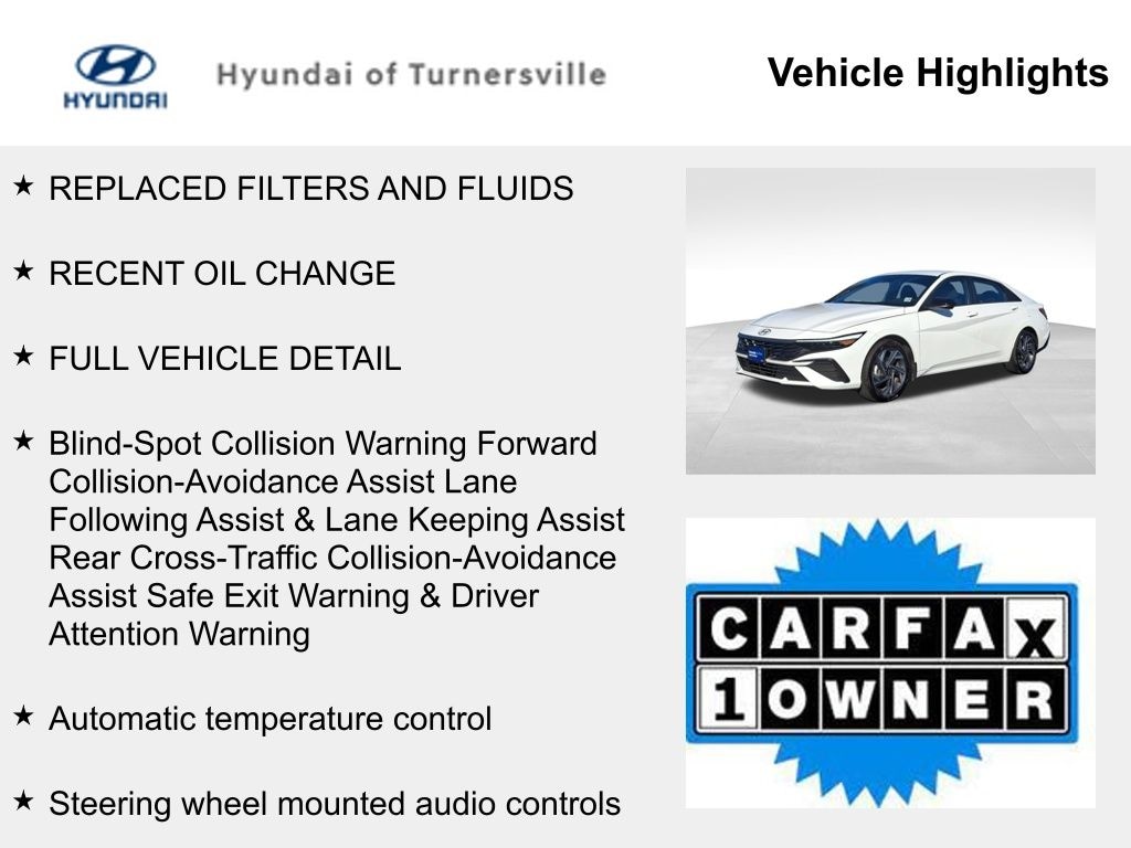 Certified 2025 Hyundai Elantra SEL Sport Sedan