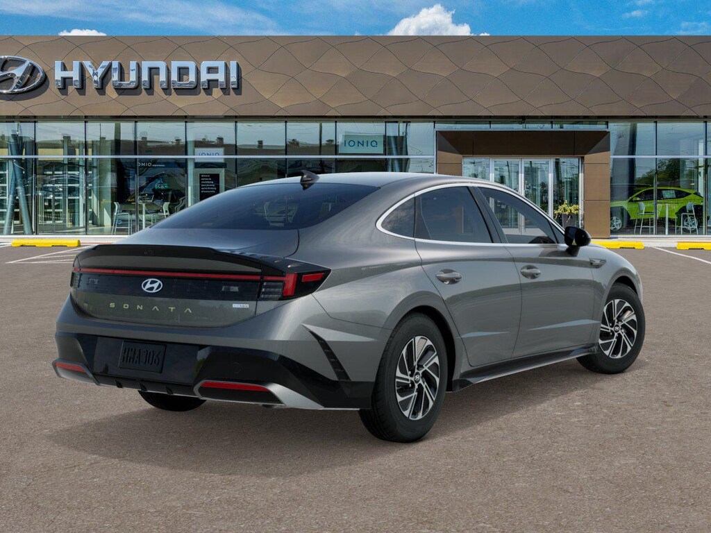New 2026 Hyundai Sonata Hybrid Blue Sedan