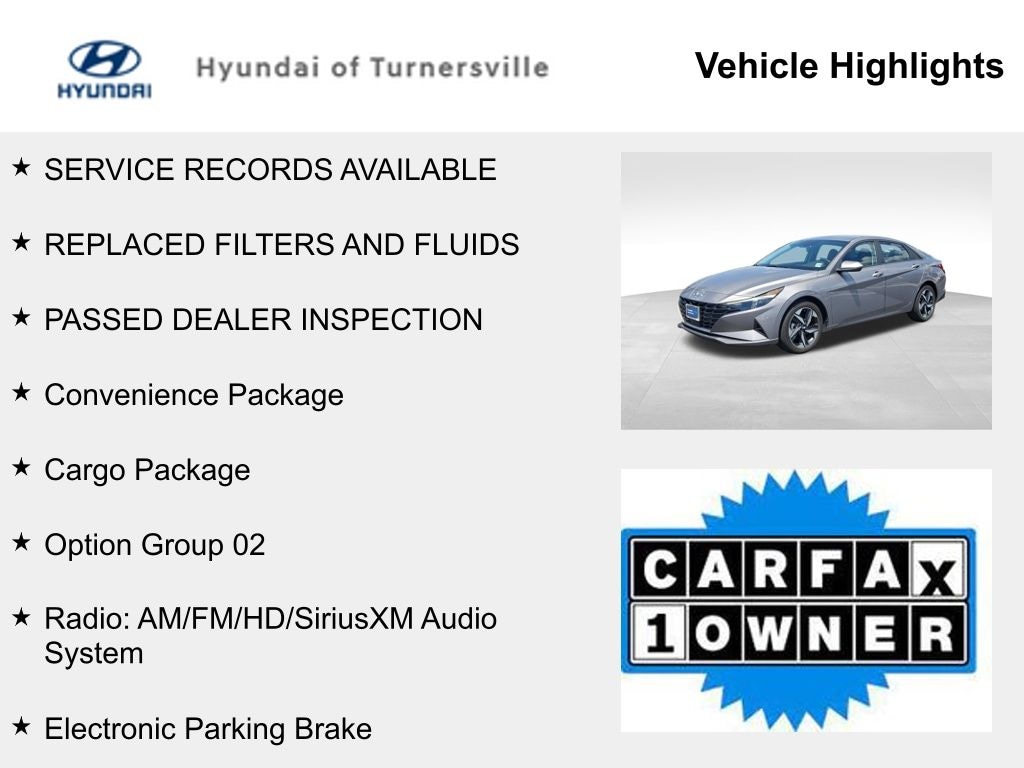 Certified 2023 Hyundai Elantra SEL Sedan