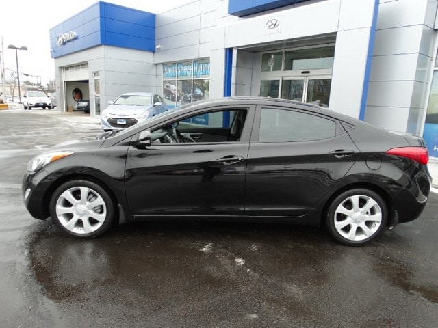 Certified 2012 Hyundai Elantra Limited with VIN KMHDH4AE8CU390477 for sale in Hicksville, NY