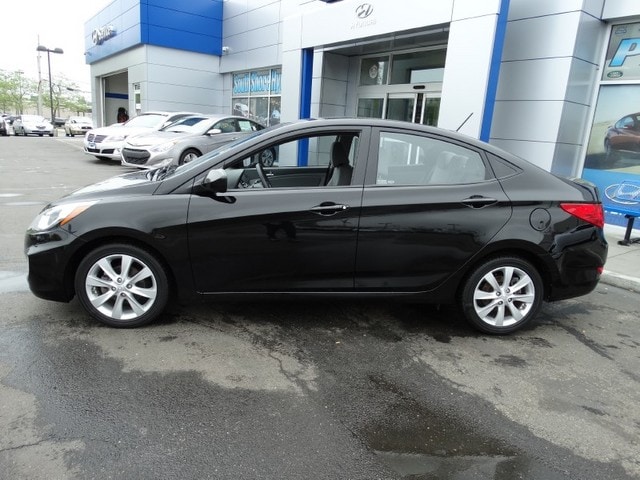 Certified 2012 Hyundai Accent GLS with VIN KMHCU4AE0CU112597 for sale in Hicksville, NY