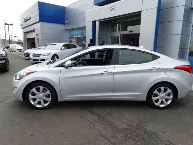 Certified 2012 Hyundai Elantra Limited with VIN KMHDH4AEXCU228754 for sale in Hicksville, NY