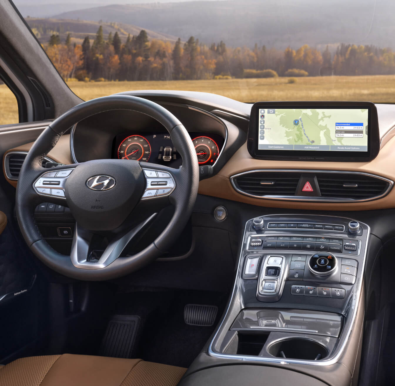 Hyundai Santa Fe Interior Options And Review