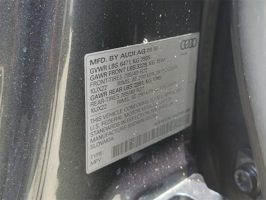 2019 Audi Q8 Premium Plus 23