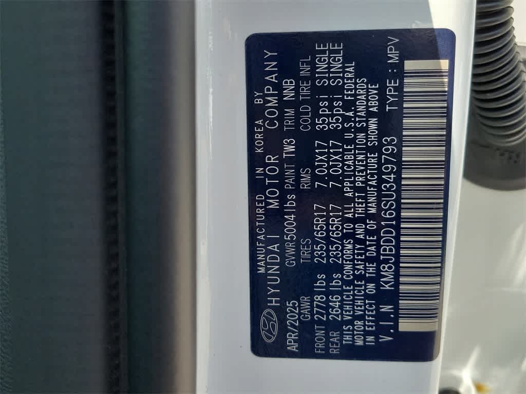 2025 Hyundai Tucson Blue 24