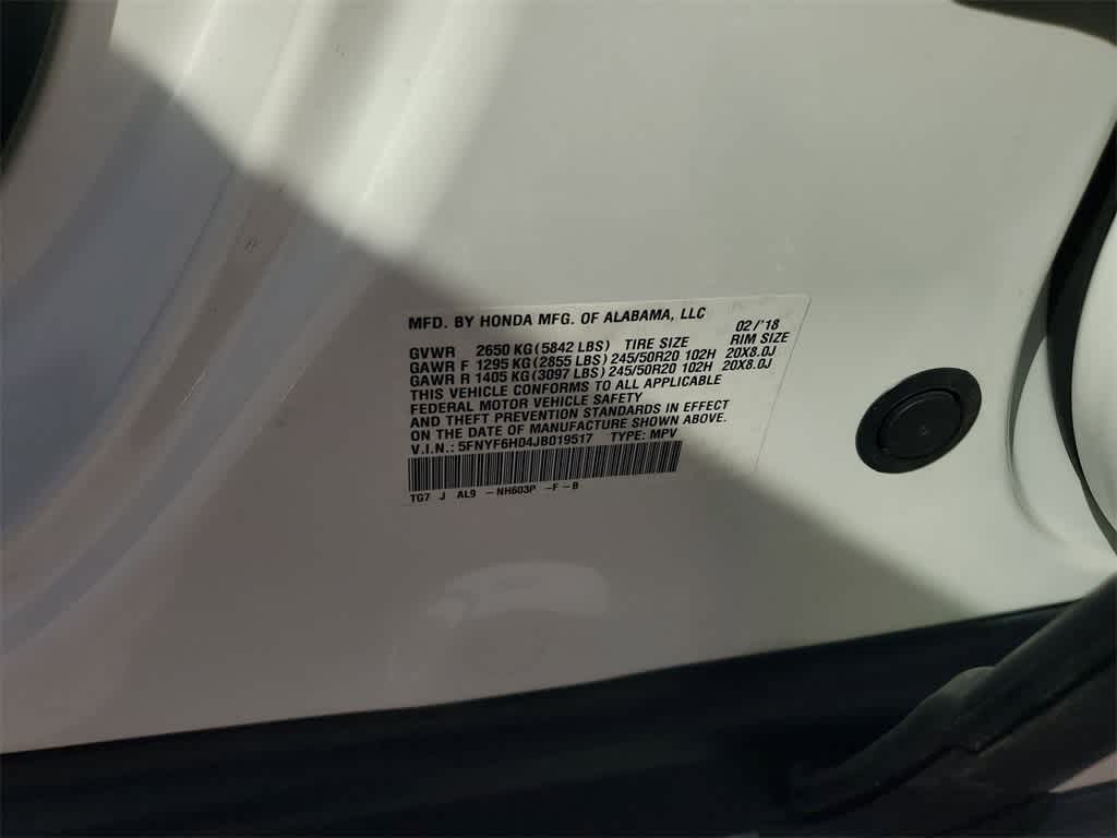 Thumbnail: 2018 Honda Pilot - 21