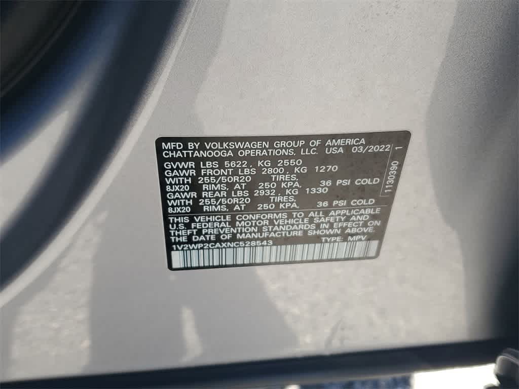 Thumbnail: 2022 Volkswagen Atlas - 18