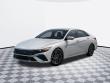 New 2025 Hyundai Elantra Hybrid Blue Sedan