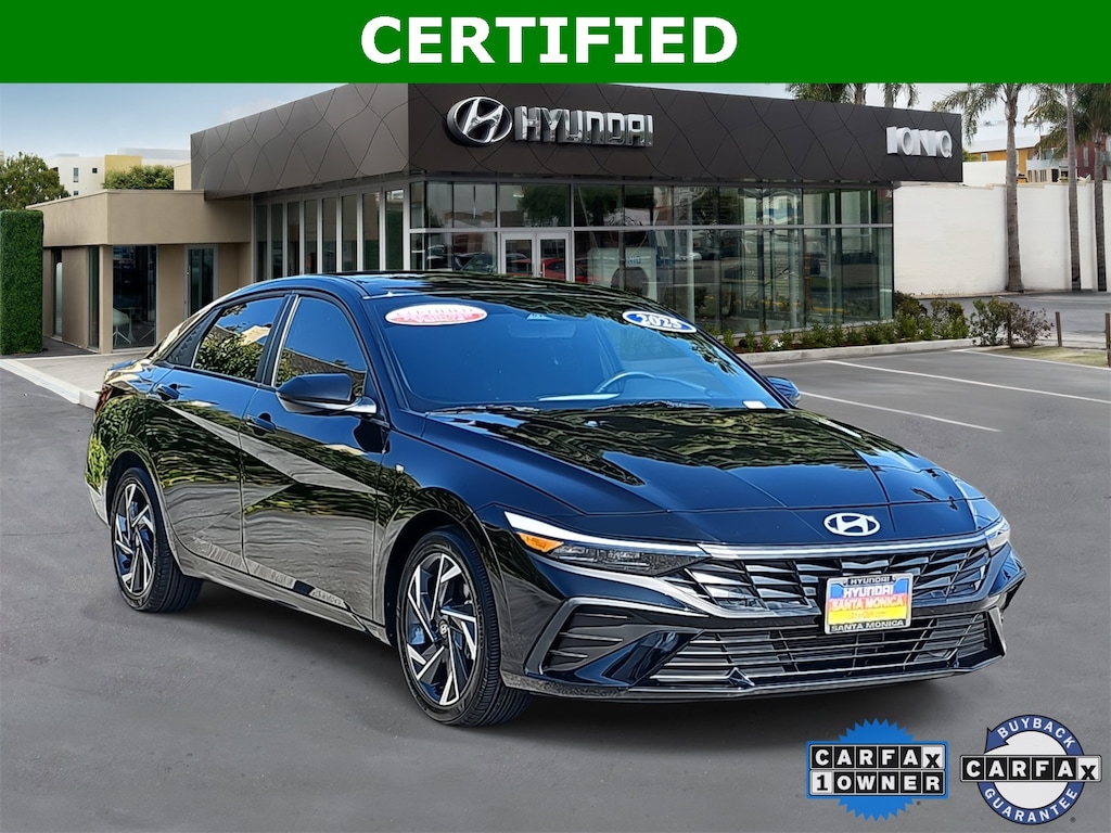 Certified 2025 Hyundai Elantra SEL Sport Sedan