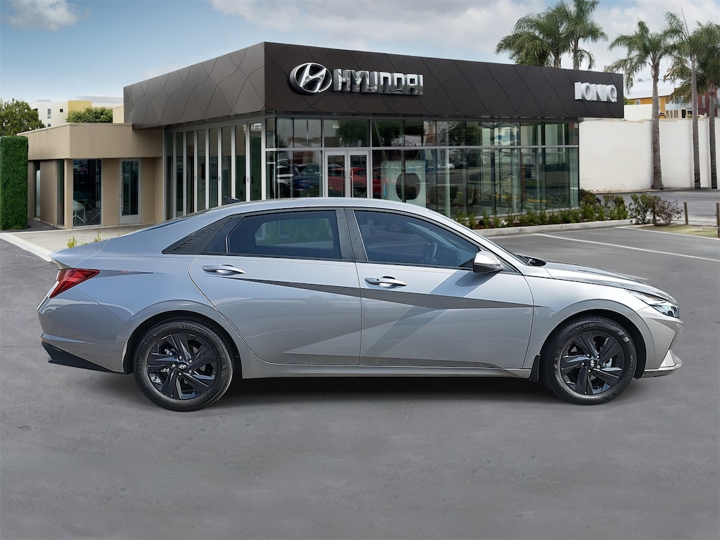 Certified 2023 Hyundai Elantra Hybrid Blue Sedan