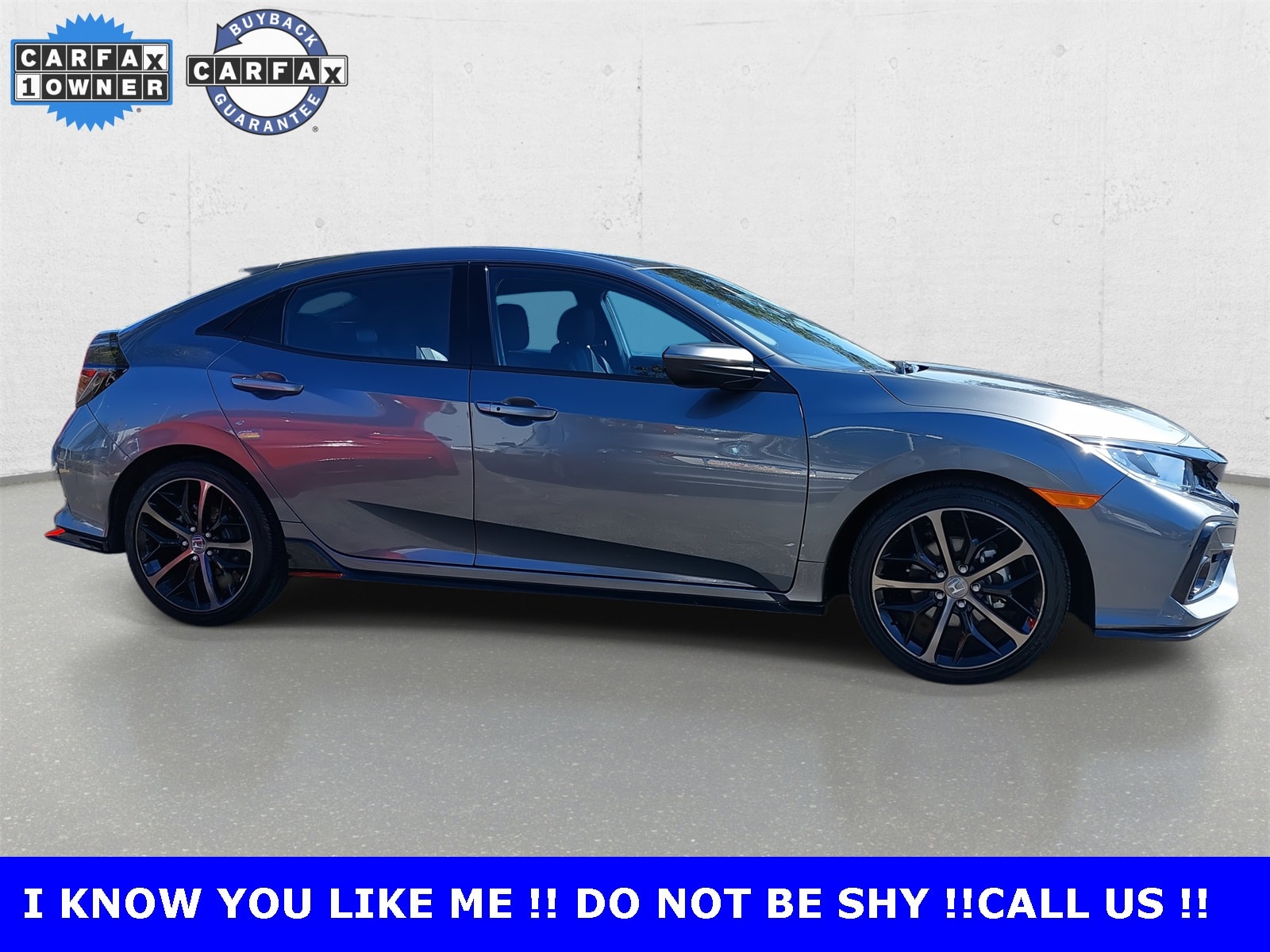 Used 2021 Honda Civic Hatchback Sport with VIN SHHFK7H44MU410312 for sale in Santa Monica, CA