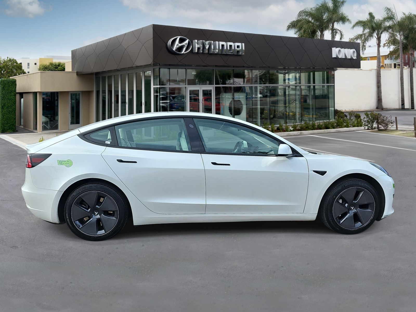 Used 2023 Tesla Model 3 Base with VIN 5YJ3E1EAXPF581332 for sale in Santa Monica, CA