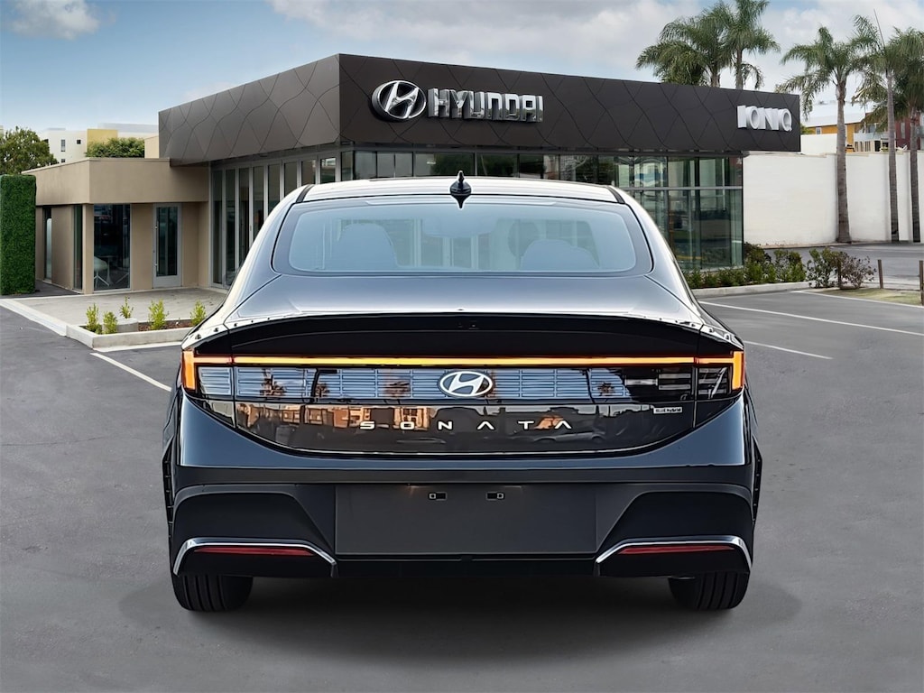 New 2026 Hyundai Sonata Hybrid Blue Sedan