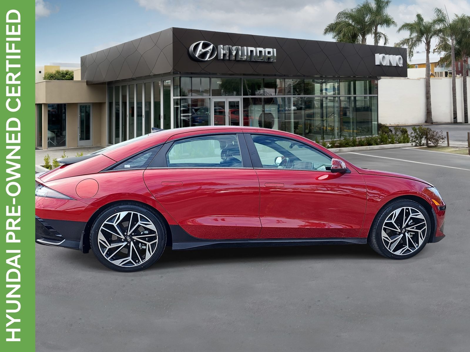 Certified 2024 Hyundai IONIQ 6 SEL with VIN KMHM34AA8RA076107 for sale in Santa Monica, CA