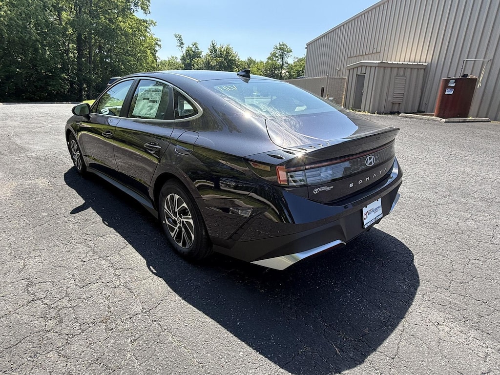 New 2026 Hyundai Sonata Hybrid Blue Sedan