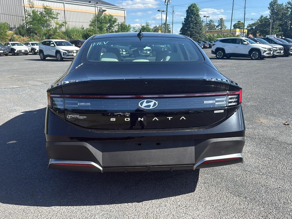 New 2026 Hyundai Sonata Hybrid Blue Sedan